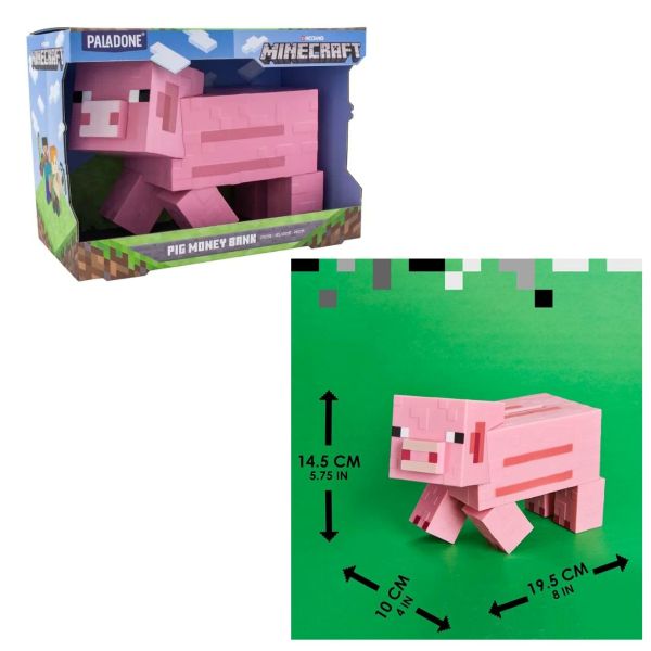 PALADONE – MINECRAFT – Pig Money Bank (Salvadanaio) cm (In box cm)…x6